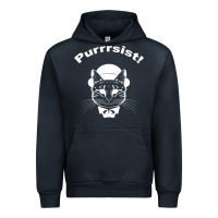 Navy Purrrsist Urban Hoodie - Bettercallsaul