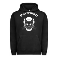 Pigment Black Purrrsist Urban Hoodie - Bettercallsaul