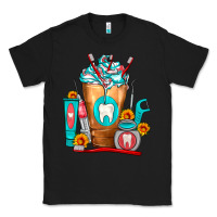 Black Dentist Cold Drink Frappe Classic Tee - FaDigitalArtStudio