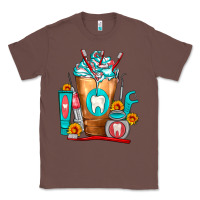 Chestnut Dentist Cold Drink Frappe Classic Tee - FaDigitalArtStudio
