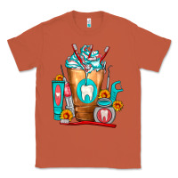 Copper Dentist Cold Drink Frappe Classic Tee - FaDigitalArtStudio