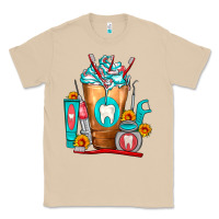 Mushroom Dentist Cold Drink Frappe Classic Tee - FaDigitalArtStudio