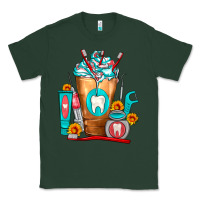 Sports Green Dentist Cold Drink Frappe Classic Tee - FaDigitalArtStudio