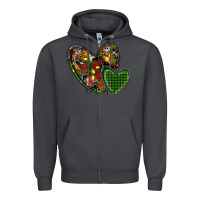 Smoke christmas heart Zipper Hoodie - RanaPortraitStore