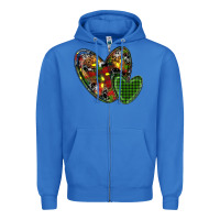 True Royal christmas heart Zipper Hoodie - RanaPortraitStore