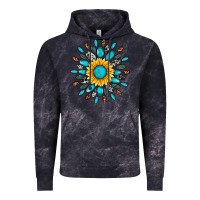 Cloud Black gemstone sunflower Vintage Hoodie - Artiststas