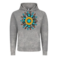 Cloud Rock gemstone sunflower Vintage Hoodie - Artiststas