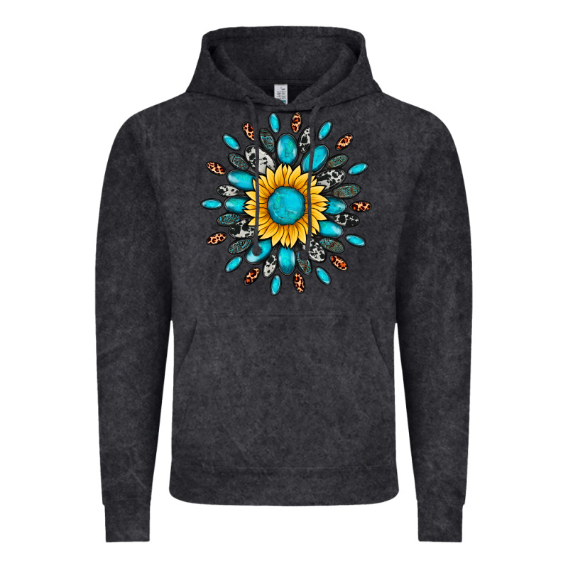 Gemstone Sunflower Vintage Hoodie by Artiststas | Teevron