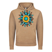 Vintage Coffee gemstone sunflower Vintage Hoodie - Artiststas