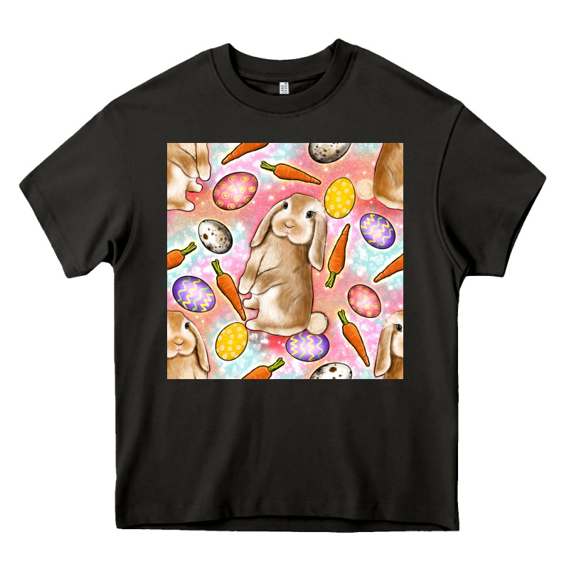 Happy Easter Bunny Seamless Pattern Heavy Core Tee by BundleAndBundleShop | Teevron