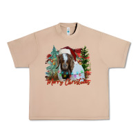 Burro merry Christmas goat Urban Heavy Tee - CowhideDigitalArt