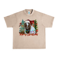 French Oak merry Christmas goat Urban Heavy Tee - CowhideDigitalArt