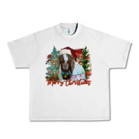 Lunar Rock merry Christmas goat Urban Heavy Tee - CowhideDigitalArt