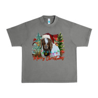 Merry Christmas Goat Urban Heavy Tee | Teevron