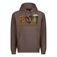 Coffee peace love coffee Premium Hoodie - Jasminsmagicworld