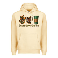 Pina Colada peace love coffee Premium Hoodie - Jasminsmagicworld