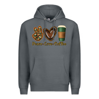 Rock peace love coffee Premium Hoodie - Jasminsmagicworld