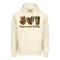 Sandshell peace love coffee Premium Hoodie - Jasminsmagicworld