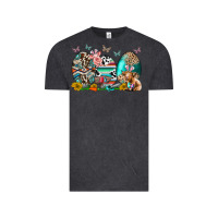 Vintage Black easter easter eggs Vintage Tee - CowhideDigitalArt