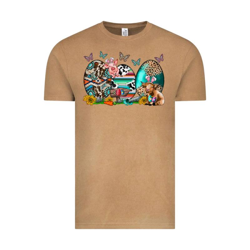 Easter Easter Eggs Vintage Tee by CowhideDigitalArt | Teevron