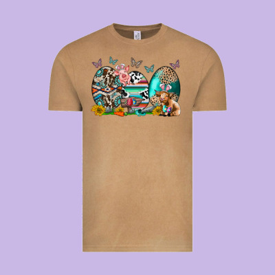 Easter Easter Eggs Vintage Tee Designed By Cowhidedigitalart