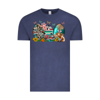 Vintage Denim easter easter eggs Vintage Tee - CowhideDigitalArt