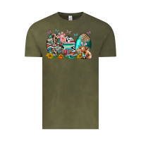 Vintage Olive easter easter eggs Vintage Tee - CowhideDigitalArt