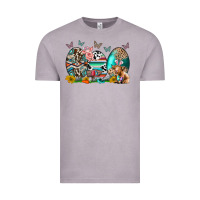 Vintage Zinc easter easter eggs Vintage Tee - CowhideDigitalArt