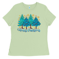 Matcha Merry Christmas Ladies Tee - CowhideDigitalArt