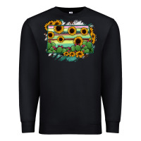 Black North Dakota State Map Premium Sweatshirt - RanaPortraitStore