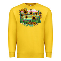 Lemon North Dakota State Map Premium Sweatshirt - RanaPortraitStore