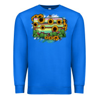 True Royal North Dakota State Map Premium Sweatshirt - RanaPortraitStore