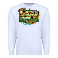 White North Dakota State Map Premium Sweatshirt - RanaPortraitStore