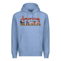 Colony Blue american mama Premium Hoodie - BarkalooDesign