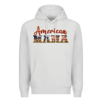 Dove Grey american mama Premium Hoodie - BarkalooDesign