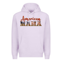 Lilac american mama Premium Hoodie - BarkalooDesign