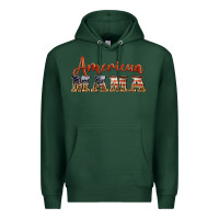 Sports Green american mama Premium Hoodie - BarkalooDesign