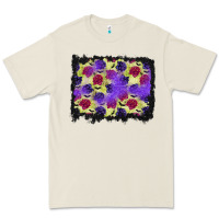 Bone halloween bat and roses background Premium Tee - BundleAndBundleShop
