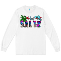 White be salty Long Sleeve Tee - CowhideDigitalArt