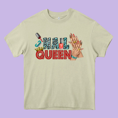 Nail Queen Bbs Heavy Core Tee Designed By Bundleandbundleshop