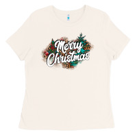 Bone Merry Christmas Ladies Tee - CowhideDigitalArt
