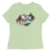 Matcha Merry Christmas Ladies Tee - CowhideDigitalArt