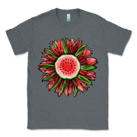 Charcoal Heather Watermelon Sunflower Classic Tee - Jasminsmagicworld