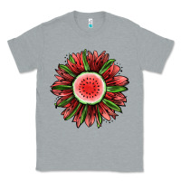 Heather Grey Watermelon Sunflower Classic Tee - Jasminsmagicworld