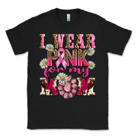Black i wear pink for my mom Classic Tee - BarkalooDesign