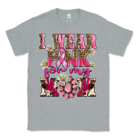 Heather Grey i wear pink for my mom Classic Tee - BarkalooDesign