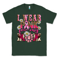 Sports Green i wear pink for my mom Classic Tee - BarkalooDesign