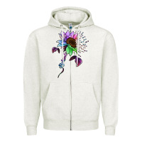 Be Kind Autism Semicolon Zipper Hoodie | Teevron
