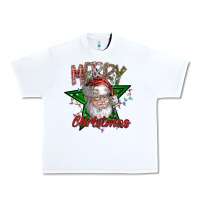 White festive santa claus greeting Urban Heavy Tee - CowhideDigitalArt