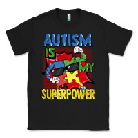 Black Autism is my superpower Autism Awareness Day Classic Tee - FaDigitalArtStudio